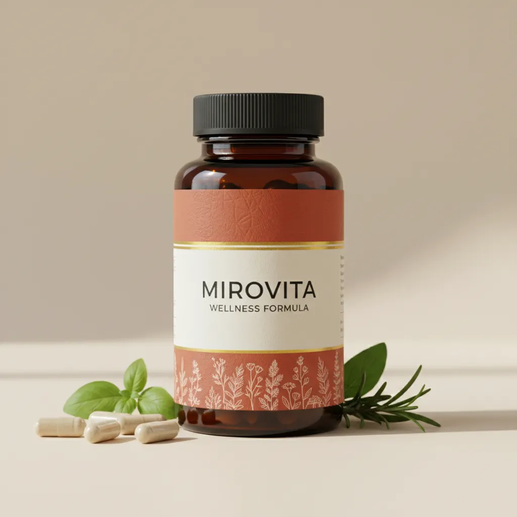 MiroVita Wellness Formula witte apotheekfles met vitaminen en mineralen supplement